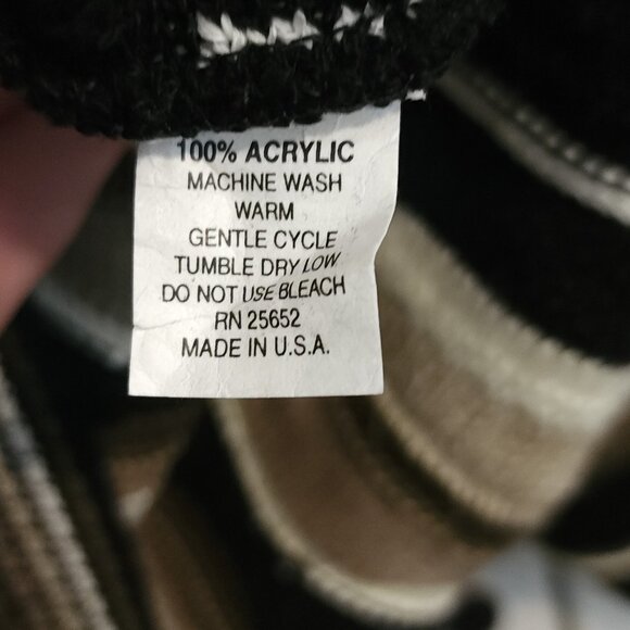 Vintage Bachrach 3 D Patterned Sweater - Men's Size XL - Picture 4 of 8